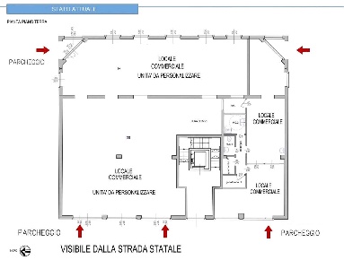 Foto Negozio in Via Maioliche  57, Rovereto Centro Sud di 390 m² in affitto