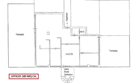 Foto Ufficio a Carrara Perticata, Bonascola, Nazzano di 180 m² con 6 locali