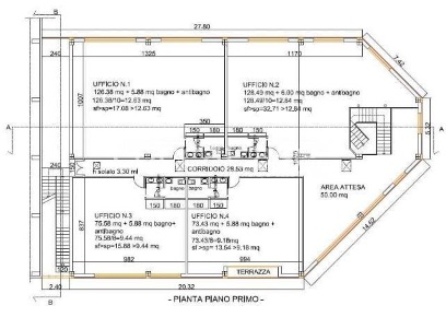 Foto Ufficio a Capannori Segromigno - San Colombano di 520 m² con 1 locali