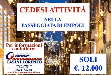 Foto Attività commerciale a Empoli Centro Storico di 30 m² con 1 locali