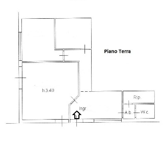 Foto Locale commerciale a Palaia Forcoli di 75 m² con 4 locali in vendita
