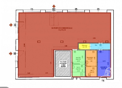 Foto Negozio a Pisa Sant'Ermete - Putignano di 139 m² con 6 locali