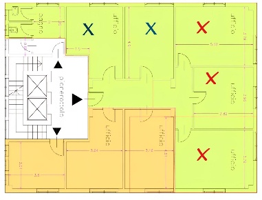 Foto Ufficio a Livorno Porto di 60 m² con 3 locali in affitto