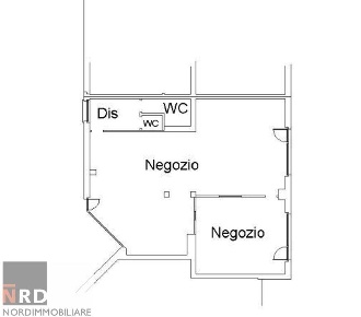 Foto Negozio a Curtatone di 100 m² con 2 locali in vendita