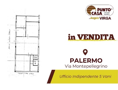 Foto Ufficio a Palermo di 100 m² con 5 locali in vendita