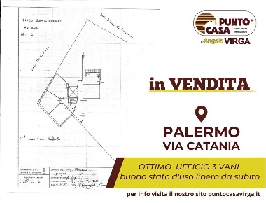 Foto Ufficio in VIA CATANIA, Palermo Politeama - Ruggiero Settimo di 97 m²