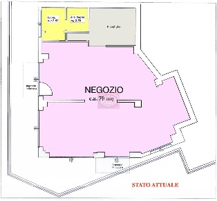 Foto Negozio a Cesenatico Villa Chiaviche - Calabrina di 87 m² con 3 locali