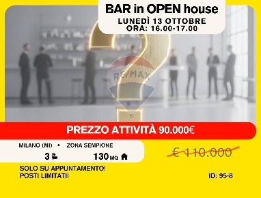 Foto Bar a Milano Sempione di 130 m² con 3 locali in vendita