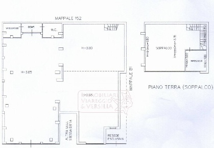 Foto Magazzino in via de Pescatori, Viareggio di 380 m² in vendita