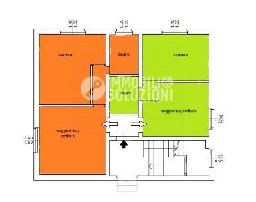 Foto Appartamento in don minzoni, Albano Sant'Alessandro di 50 m²