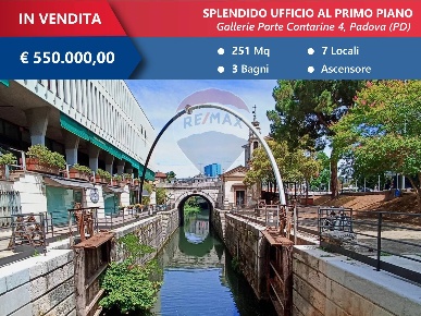 Foto Ufficio in GALLERIA DELLE PORTE CONTARINE, Padova di 251 m² in vendita