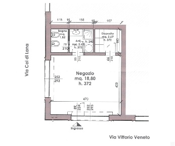 Foto Negozio in Via Vittorio Veneto ad.ze Via Col di Lana, Bologna Saffi
