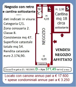 Foto Negozio a Milano Città Studi di 54 m² con 2 locali in vendita