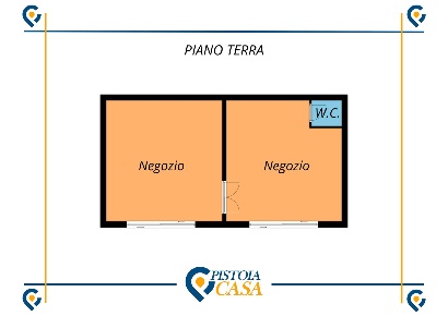 Foto Attività commerciale a Pistoia Capostrada di 42 m² con 2 locali