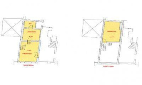 Foto Laboratorio a Modena Centro Storico di 91 m² con 4 locali in vendita