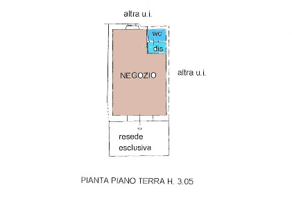 Foto Negozio a Lucca San Vito di 40 m² con 1 locali in vendita