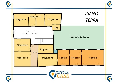 Foto Negozio a Pistoia Stadio di 375 m² con 11 locali in vendita