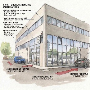 Foto Laboratorio in belvedere 1, Colle di Val d'Elsa di 900 m² con 5 locali