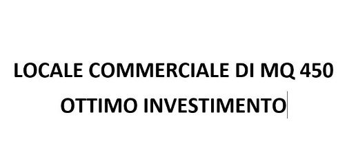 Foto Locale commerciale a San Cataldo Centro di 450 m² con 1 locali