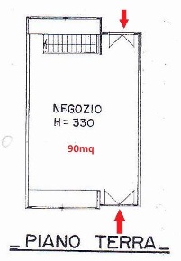 Foto Negozio a Fano San Cristoforo - Coop di 153 m² con 6 locali in vendita