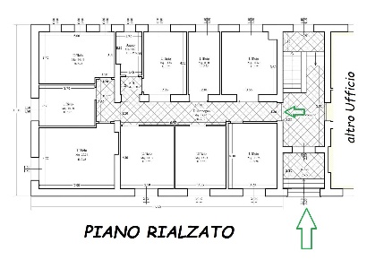 Foto Ufficio a Grosseto Stazione - Via Roma di 200 m² con 9 locali