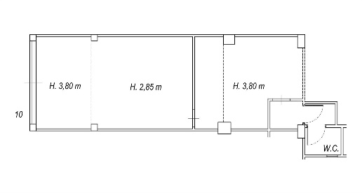 Foto Negozio a Latina Piccarello di 65 m² con 2 locali in affitto