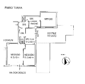 Foto Negozio a Vallecrosia Centro di 114 m² con 4 locali in vendita