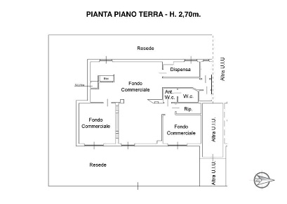 Foto Negozio in Via Umbria, Montecatini-Terme di 110 m² con 6 locali