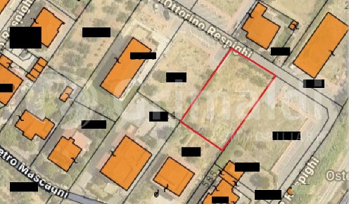 Foto Terreno residenziale in ottorino respighi, Perugia di 1040 m²