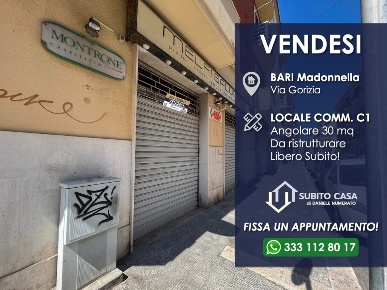 Foto Negozio in VIA DALMAZIA 145, Bari di 30 m² con 1 locali in vendita