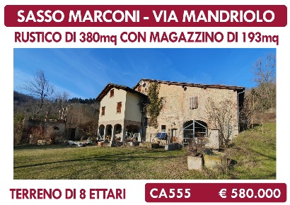 Foto Rustico in Mandriolo, Sasso Marconi di 573 m² con 6 locali in vendita