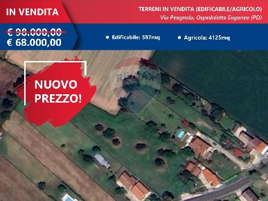 Foto Terreno residenziale a Ospedaletto Euganeo Centro di 4712 m²
