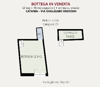 Foto Locale commerciale in Via Guglielmo Oberdan, Catania di 52 m²