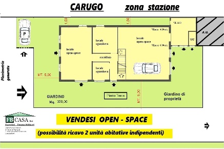 Foto Loft in VIA DANTE, Carugo Centro di 375 m² con 1 locali in vendita