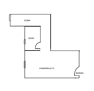 Foto Appartamento a Ventimiglia Trucco, Verrandi, Porra di 28 m² in affitto