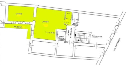Foto Ufficio in Via Suffragio, Trento Centro Storico di 80 m² con 2 locali