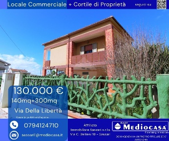 Foto Negozio in Via della LibertÃ, Porto Torres di 140 m² con 1 locali