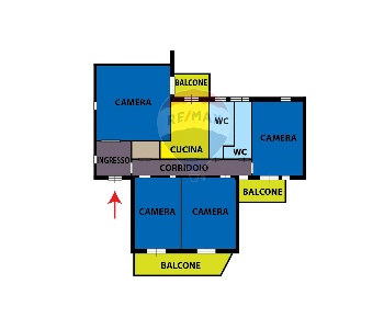 Foto Appartamento in Via Del Torto, Napoli Rione Alto di 123 m² in vendita