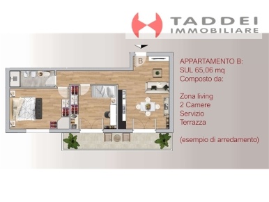 Foto Appartamento in VIA CARISSIMI, Firenze Novoli di 65 m² con 3 locali