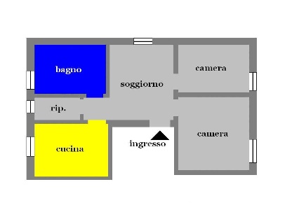 Foto Appartamento in Via Federico Alizeri, Genova Dinegro di 83 m²