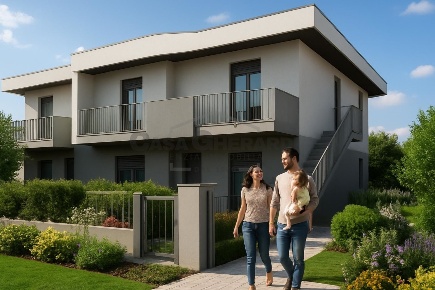 Foto Appartamento in Via Giuseppe Garibaldi, Bonate Sotto di 70 m²