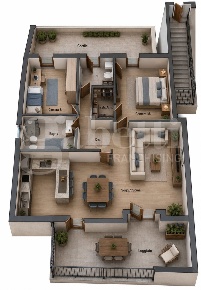 Foto Appartamento in Via giulio cesare snc, Sestu di 70 m² con 3 locali