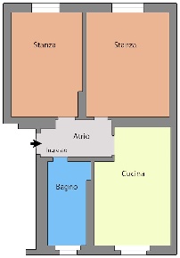Foto Appartamento in Via Piacenza, Bolzano Don Bosco - Firmiano di 70 m²