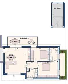 Foto Attico in Via Lago di Molveno, Carpi Cibeno di 116 m² con 3 locali