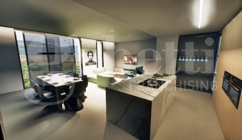 Foto Attico in Via Alberto Sordi snc, Rezzato di 105 m² con 3 locali