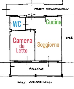Foto Appartamento a Firenze Careggi - Rifredi - Dalmazia di 45 m²