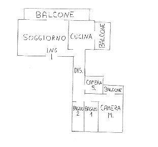 Foto Appartamento a Forlì Spazzoli - Medaglie D'Oro di 90 m² con 6 locali