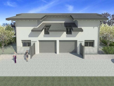 Foto Villa bifamiliare in Via Monte Grappa  69, Villa Guardia di 130 m²