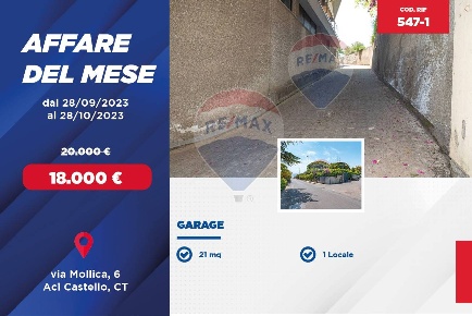 Foto Box in via Mollica, Aci Castello Centro di 21 m² con 1 locali