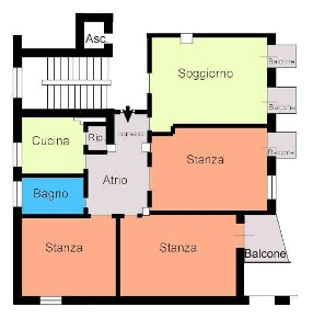 Foto Appartamento in Via della Zecca, Bolzano Gries - San Quirino di 120 m²